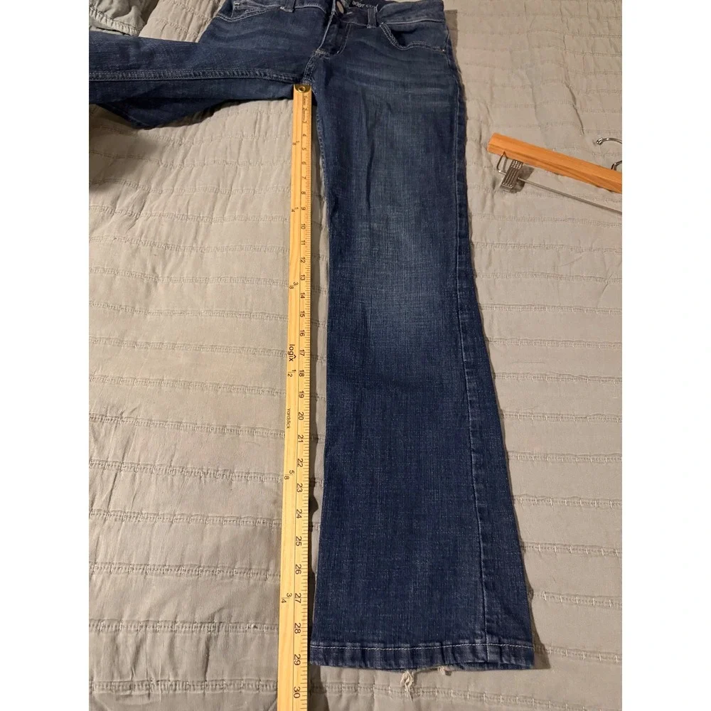 Wrangler‎ Bootcut Jeans Womens 9x32 Blue Denim Mid Rise 1009MWZDO Stretch